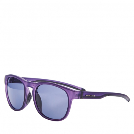 Sluneční brýle BLIZZARD-Sun glasses PCSF706130, rubber trans. dark purple, 60-14-133