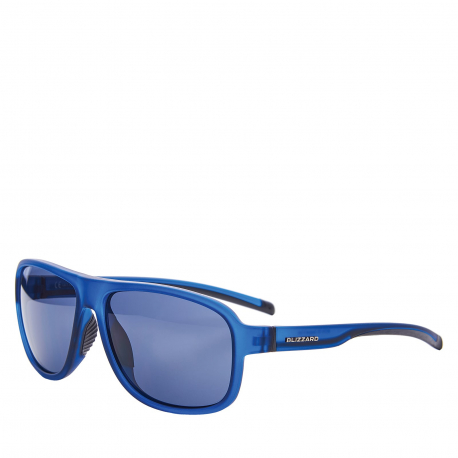 Sluneční brýle BLIZZARD-Sun glasses PCSF705140, rubber trans. dark blue , 65-16-135