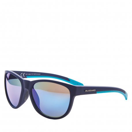 Sluneční brýle BLIZZARD-Sun glasses PCSF701140, rubber dark blue , 64-16-133