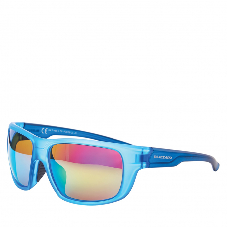 Sluneční brýle BLIZZARD-Sun glasses PCS708120, rubber trans. light blue , 75-18-140