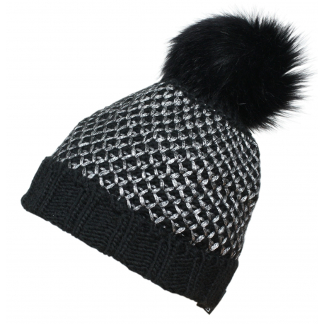 Zimní čepice BLIZZARD-Ischgl black/silver