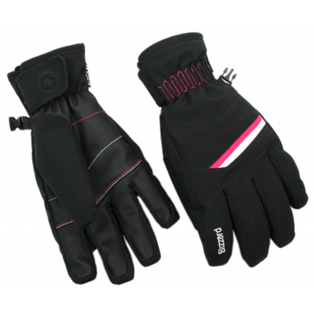 Dámské lyžařské rukavice BLIZZARD-Viva Plose ski gloves, black/white/pink