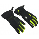 Juniorské lyžiarske rukavice BLIZZARD-Reflex junior ski gloves, black/green - 