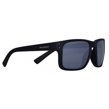 Sluneční brýle BLIZZARD-Sun glasses POLSC606111, rubber black + gun decor points, 65