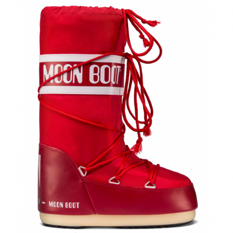 Dámske vysoké zimné topánky MOON BOOT-ICON NYLON, 003 red