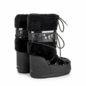 Dámské vysoké zimní boty MOON BOOT-ICON FAUX FUR, 001 black - 