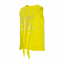 Dívčí tílko 4F JUNIOR-GIRLS-t-shirt-HJL21-JTSD013B-71S-Yellow - 