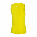 Dívčí tílko 4F JUNIOR-GIRLS-t-shirt-HJL21-JTSD013B-71S-Yellow - 