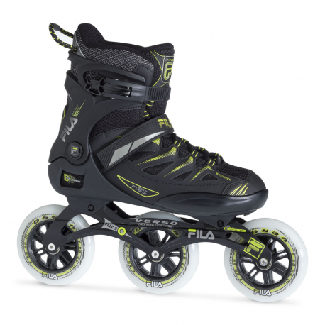 Kolečkové brusle FILA SKATES-GHIBLI VERSO BLACK/LIME (Bez brzdy)