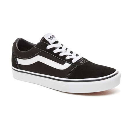 Dámská rekreační obuv VANS-WM Ward-(SUEDE/CANVAS)BLACK/WHITE