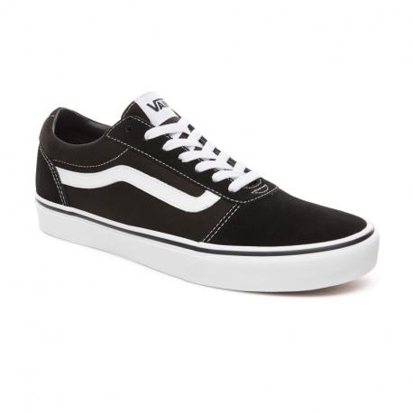 Pánská rekreační obuv VANS-MN Ward-(Suede Canvas) black/whit