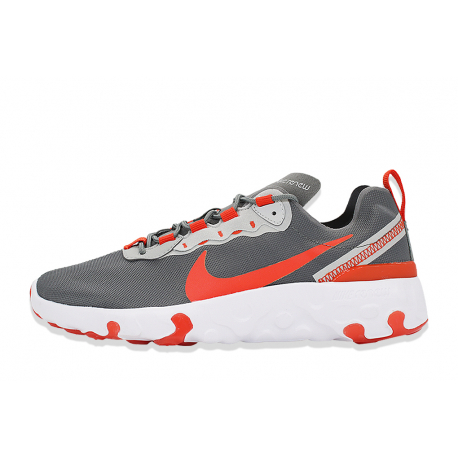 Juniorská rekreační obuv NIKE-Renew Element 55 smoke grey/team orange/white