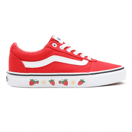 Dámská rekreační obuv VANS-WM Ward STRWBDWL high risk red/white