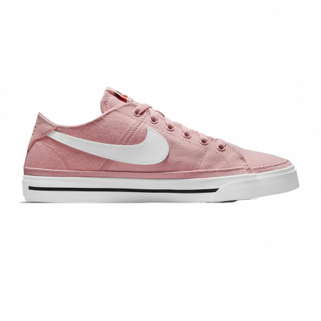 Dámská rekreační obuv NIKE-WMNS Court Legacy Canvas pink glaze/black/team orange/white