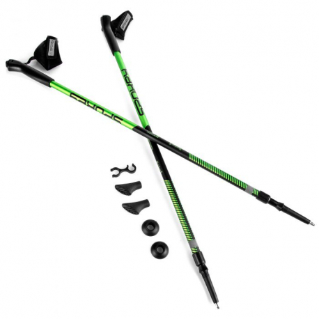 Palice nordic walking SPOKEY-MEADOW II Nordic Walking 2 parts: anti-shock