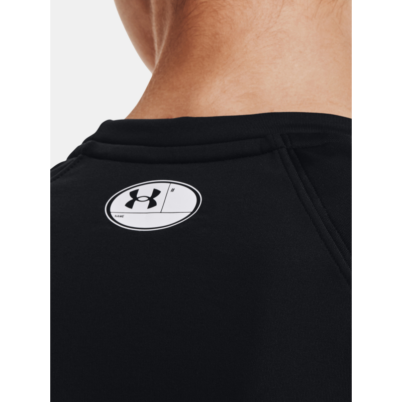 Dámské tréninkové triko s dlouhým rukávem UNDER ARMOUR-UA Authentics Crew-BLK - 