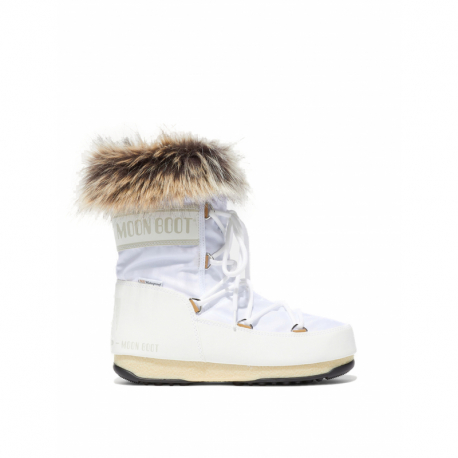 Dámske členkové zimné topánky MOON BOOT-MONACO LOW, 002 white