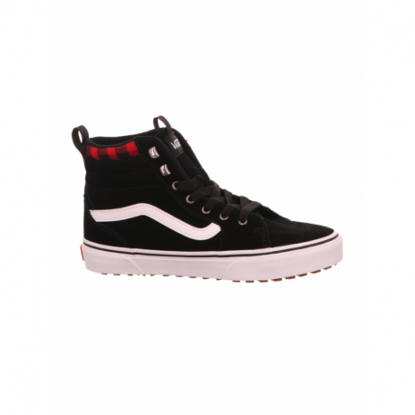 Juniorská vycházková obuv VANS-YT Filmore HI Vansguard (Suede) black/red plaid