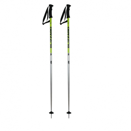 Lyžařské hole BLIZZARD-Sport ski poles, black/yellow/silver