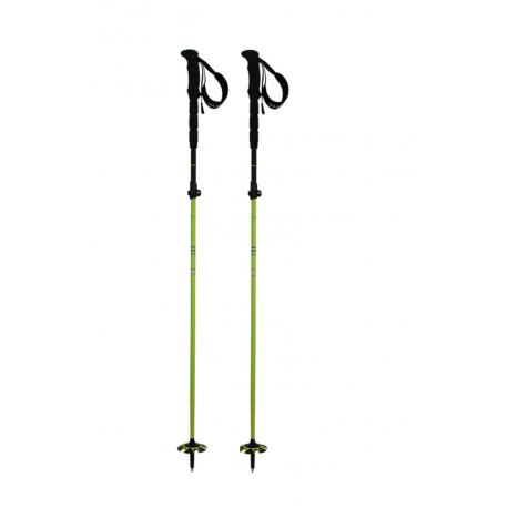 Skialp hole BLIZZARD-Tour telescopic ski poles, black/lime green