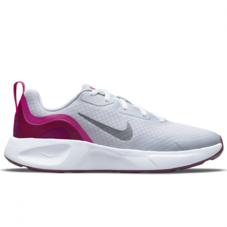 Juniorská rekreační obuv NIKE-WearAllDay pure platinum/smoke grey/pink prime