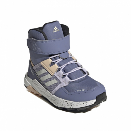 Juniorská vysoká turistická obuv ADIDAS-Terrex Trailmaker High Cold.Rdy orbvio/wonwhi/halblu