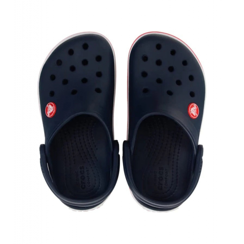 Chlapecké kroksy (rekreační obuv) CROCS-Crocband Clog T navy/red - 