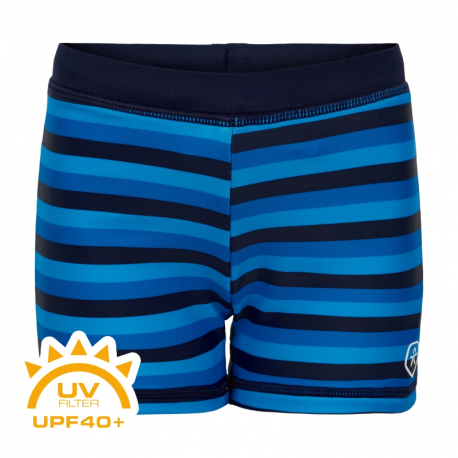 Chlapecké plavky COLOR KIDS-Swim trunks AOP-cyan blue