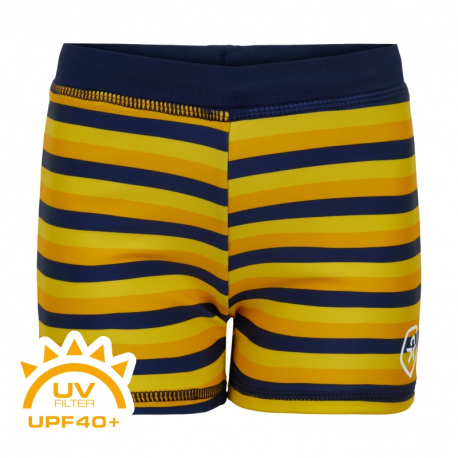 Chlapecké plavky COLOR KIDS-Swim trunks AOP-saffron