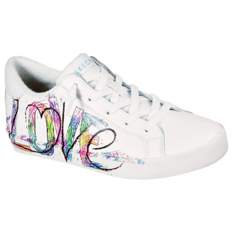 Dámská vycházková obuv SKECHERS-Diamond Starz - Young Love white