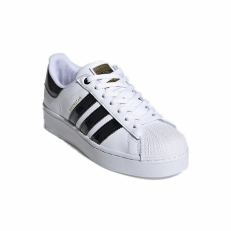 Dámská vycházková obuv ADIDAS ORIGINALS-Superstar Bold Platform clod white/core black/gold metallic