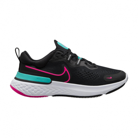 Dámská běžecká obuv NIKE-Wmns React Miler 2 black/pink/white