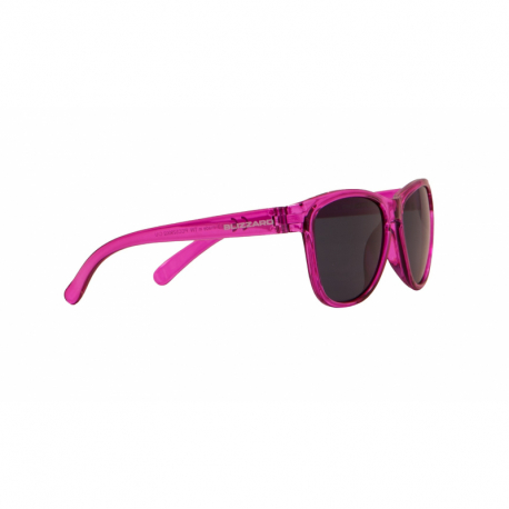 Detské slnečné okuliare BLIZZARD-Sun glasses PCC529002-transparent pink-55-13-118