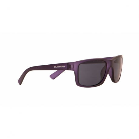 Sluneční brýle BLIZZARD-Sun glasses PCC602002-transparent dark purple mat-65-17-135