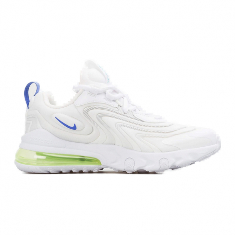 Juniorská rekreační obuv NIKE-Air Max 270 React ENG white/sapphire/laser orange