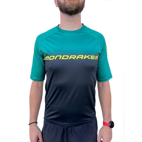 Pánský cyklistický dres s krátkým rukávem MONDRAKER-Enduro/Trail Jersey short, british racing green/black/yellow