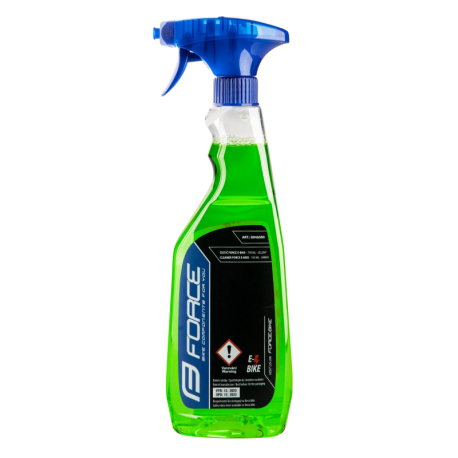 Čistící přípravek FORCE-E-BIKE spray 0,75 L - green