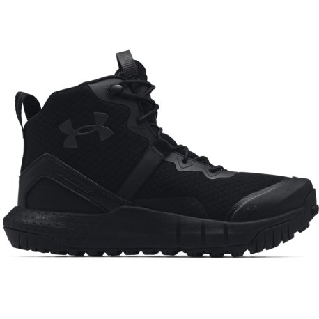 Dámská kotníková turistická obuv UNDER ARMOUR-UA W Micro G Valsetz Mid black/black/jet gray