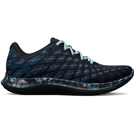 Pánská běžecká obuv UNDER ARMOUR-UA FLOW Velociti Wind 2 black/black/petrol blue