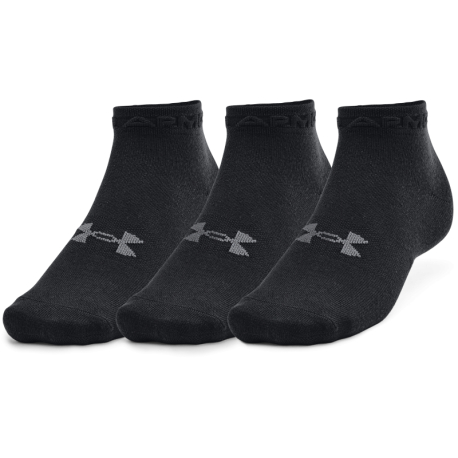 Ponožky UNDER ARMOUR-UA Essential Low Cut 3 pack-BLK-1365745-001