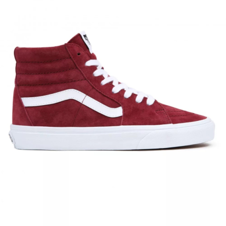 Dámská vycházková obuv VANS-UA SK8-HI pig suede tawny port