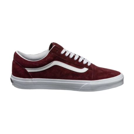 Dámská vycházková obuv VANS-UA Old Skool pig suede tawny port