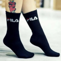 Ponožky FILA-F9505 SOCKS 3-PACK 200-Black - 