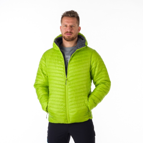 Pánská turistická bunda NORTHFINDER-DAN-584-limegreengrey