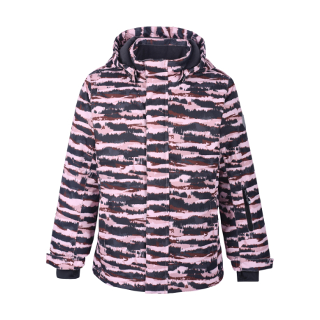 Dívčí lyžařská bunda COLOR KIDS-Ski jacket AOP, AF 10.000, zephyr