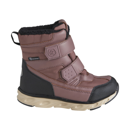 Dívčí vysoké zimní boty COLOR KIDS-Boots high cut w.2 WP marron