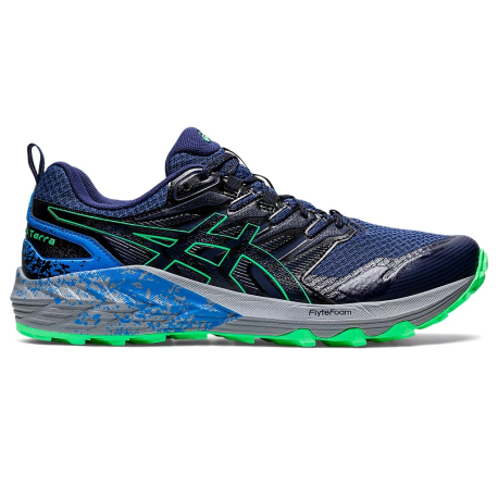 Pánská běžecká trailová obuv ASICS-Gel Trabuco Terra deep ocean/new leaf