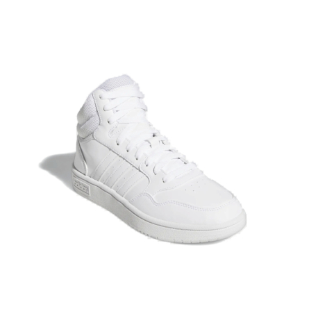 Dámská rekreační obuv ADIDAS-Hoops 3.0 Mid cloud white/cloud white/dash grey