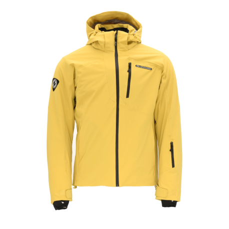 Pánska lyžiarska bunda s kapucňou BLIZZARD-Ski Jacket Silvretta, mustard yellow