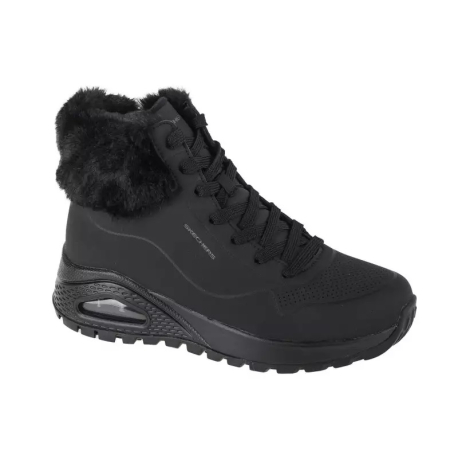 Dámske členkové zimné topánky SKECHERS-Uno Rugged Fall Air black